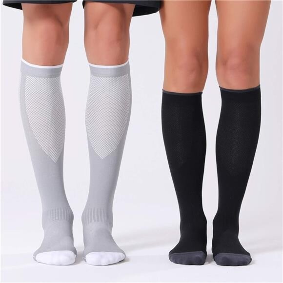 3 Pairs Compression Socks for Women and Men 20-30mmHg-Circulation - Picture 5 of 6